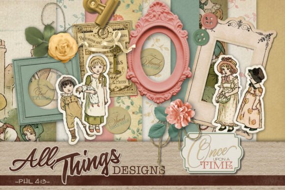 Download Once Upon a Time Digital Scrapbook Kit - Digital scrapbook kit Collection
