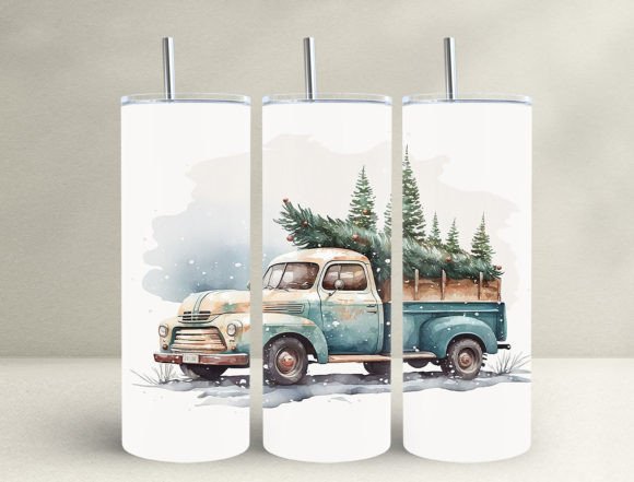 Download 1980s Square Body Truck 20oz Tumbler - 80s Collection