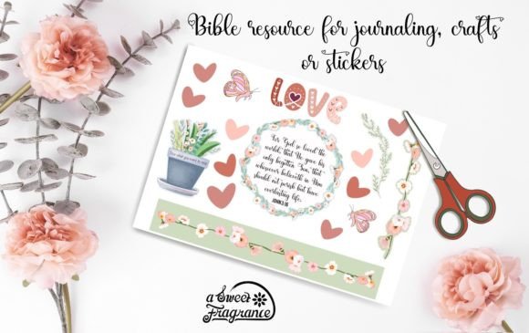 Download Love God's Way Bible Journaling Page - Premium Bundle