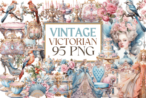 Download Vintage Victorian Clipart - Victorian Collection