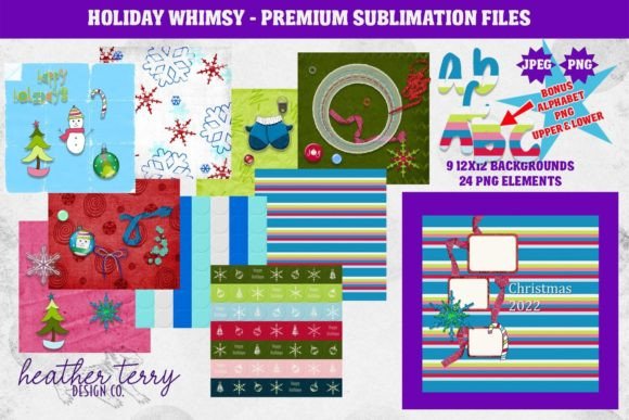 Download Holiday Whimsy Digital Scrapbook Kit - Digital scrapbook kit Collection