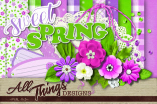 Download Sweet Spring Digital Scrapbook Kit - Digital scrapbook kit Collection
