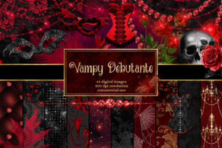 Download Vampy Debutante Digital Scrapbook Kit - Digital scrapbook kit Collection